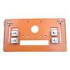1pc Bakelite Guide Plate Saw Base Adjustable Rail Bottom Plate Woodworking Attachment Cutter Base Plate