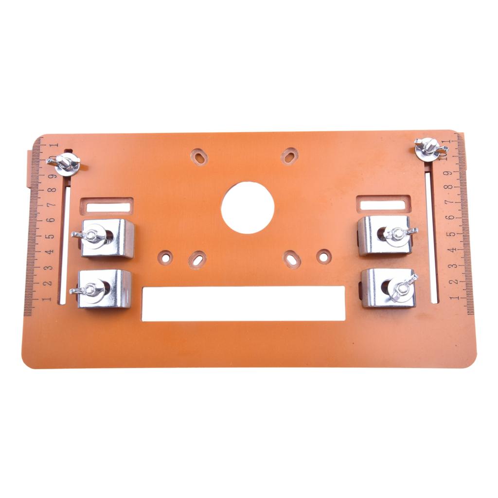 1pc Bakelite Guide Plate Saw Base Adjustable Rail Bottom Plate Woodworking Attachment Cutter Base Plate