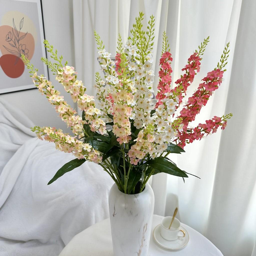 Wedding Silk Delphinium Flowers For Home Decor Photography Props And Event Display