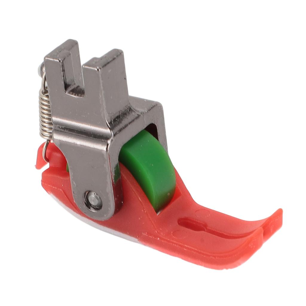 Narrow Rolling Presser Foot PTFE Coating Plastic Roller Foot for Flat Bed Sewing Machine Thick and Thin Fabric Universal