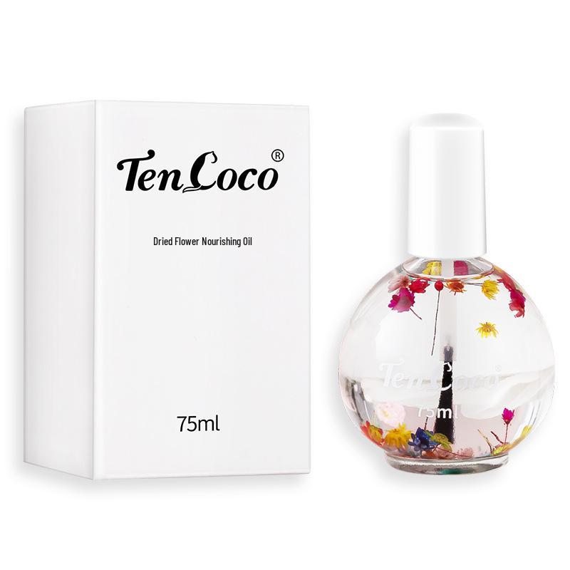 75ml Plant Dried Flower Scented Cuticle Oil - Anti-Hangnail Nail Protector