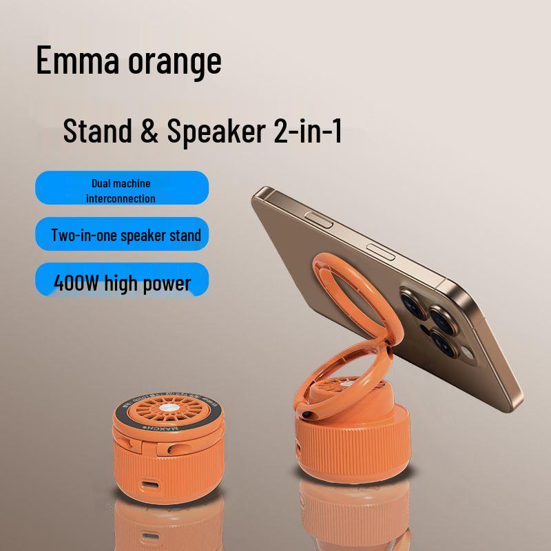 

Mini Portable Magnetic Bluetooth Speaker with Ambient Light & Aroma Diffuser