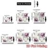 Flat Printing Curtains Without Rod Floral Elegance Design Fashionable Curtainments During New Year Holiday Curtain Set Of 2 Modern Made Polyester