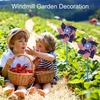 Wind Spinners Eye Catching Pinwheels Colorful for Kid Parties Camping Picnics Outdoor Gathering Lawns Garden Decorations