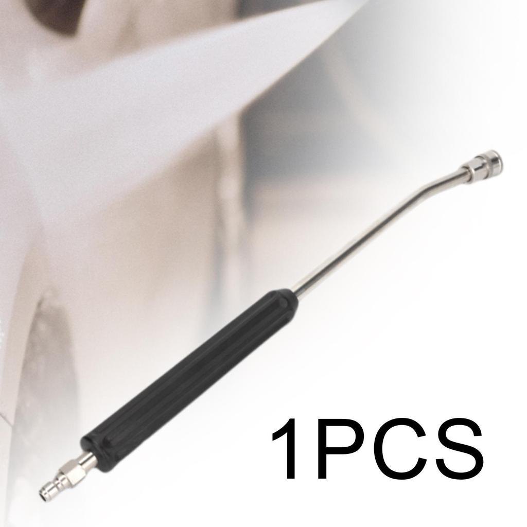 Power Washer Extension Rod Attachment Stainless Steel 1/4 Quick Connect Ergonomic Handle for Portable Car Mini Cleaning