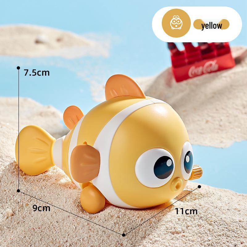 Infant & Toddler Wind-up Caterpillar and Clownfish Rocking Toy - Educational Baby Toy