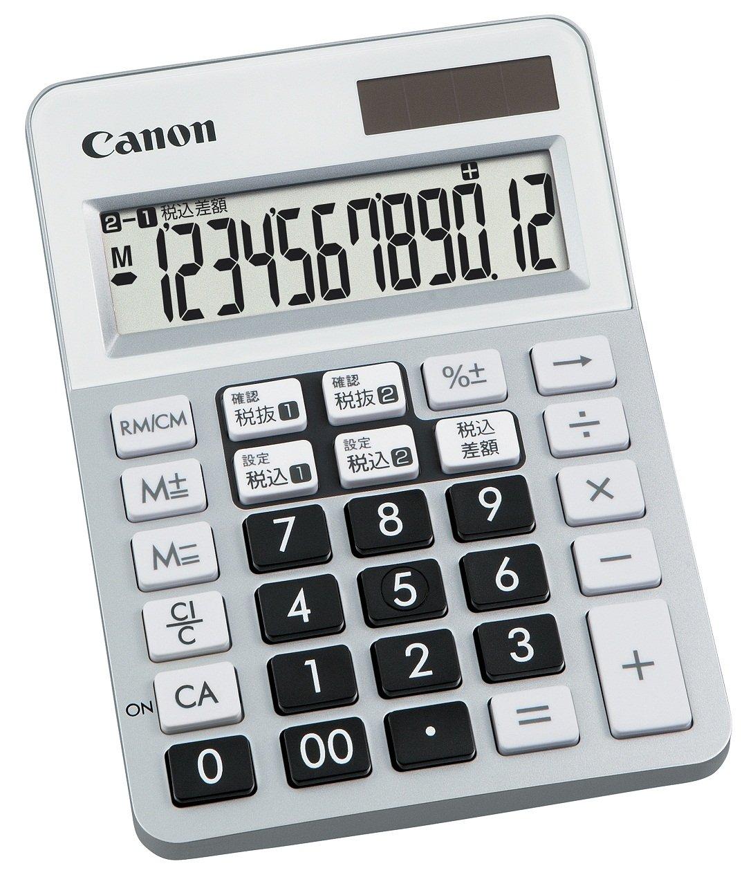 

Canon Mini Desk Calculator W Tax Rate SOB LS-120WT-SL серебряный