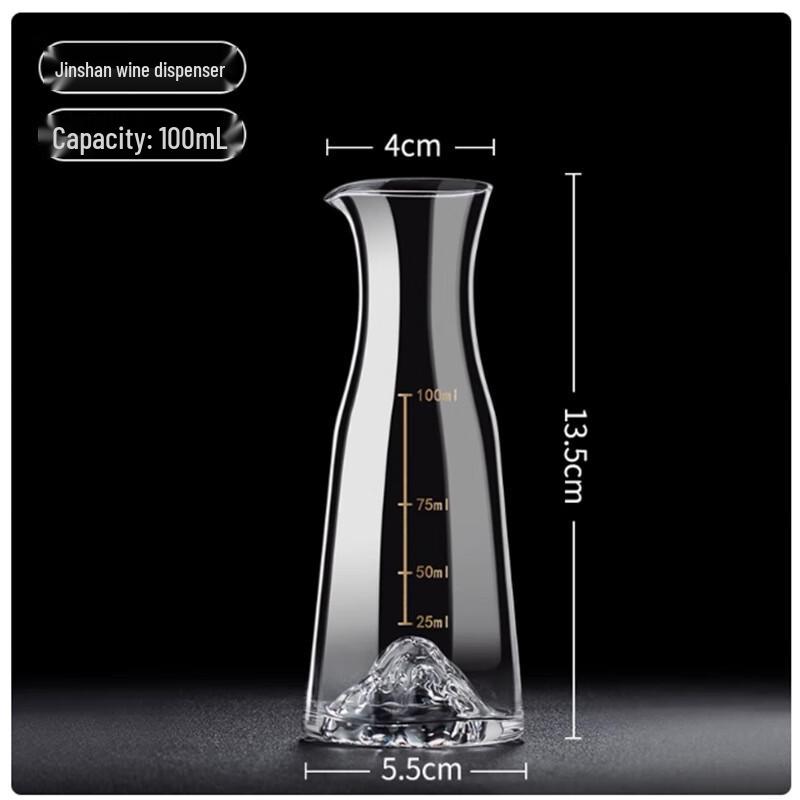 

Langxi Golden Mountain High-End Glass Baijiu Decanter & Cup Collection
