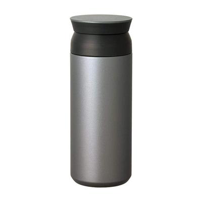 Reisebecher 500ml Silber Vakuum Doppelstruktur Effekt 20948 Wärme/Kälte
