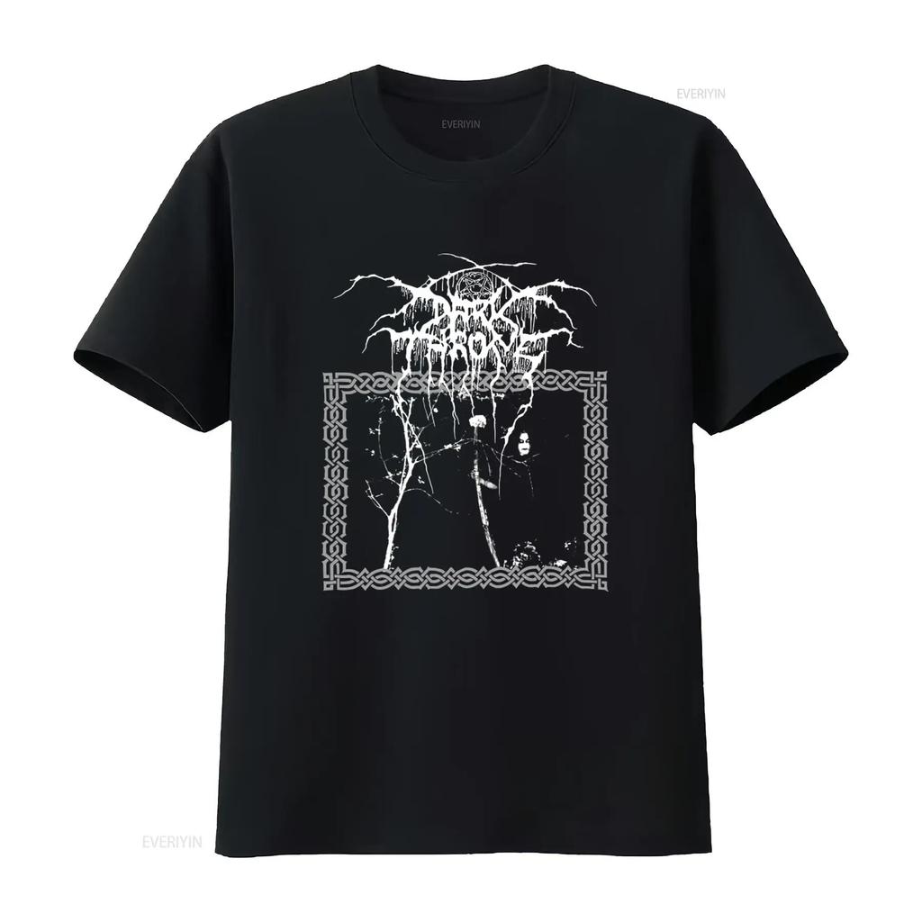 1993 DARKTHRONE TAAKEFERD 90s Vintage Death Metal T Shirt Rare Size XL vintage Washed streetwear graphic Unisex Breathable