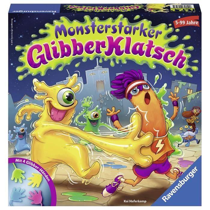 Jeu pour enfants - RAVENSBURGER - Monsterstarker Glibberklatsch - Amusant - 2-4 joueurs - 5-99 ans