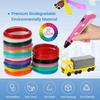 20 Colors 3D Pen Filament 1.75mm PLA, Each Color 10Feet(3m), Total 16.4ft 3D Pen Filament Refills Printing Pen PLA Filament
