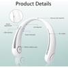 Hands-Free Bliss, Portable Bladeless Neck Fan, Ultra Quiet 360 Degree Cooling, Ergonomically Designed for All-Day Comfort, Rechargeable with Built-In