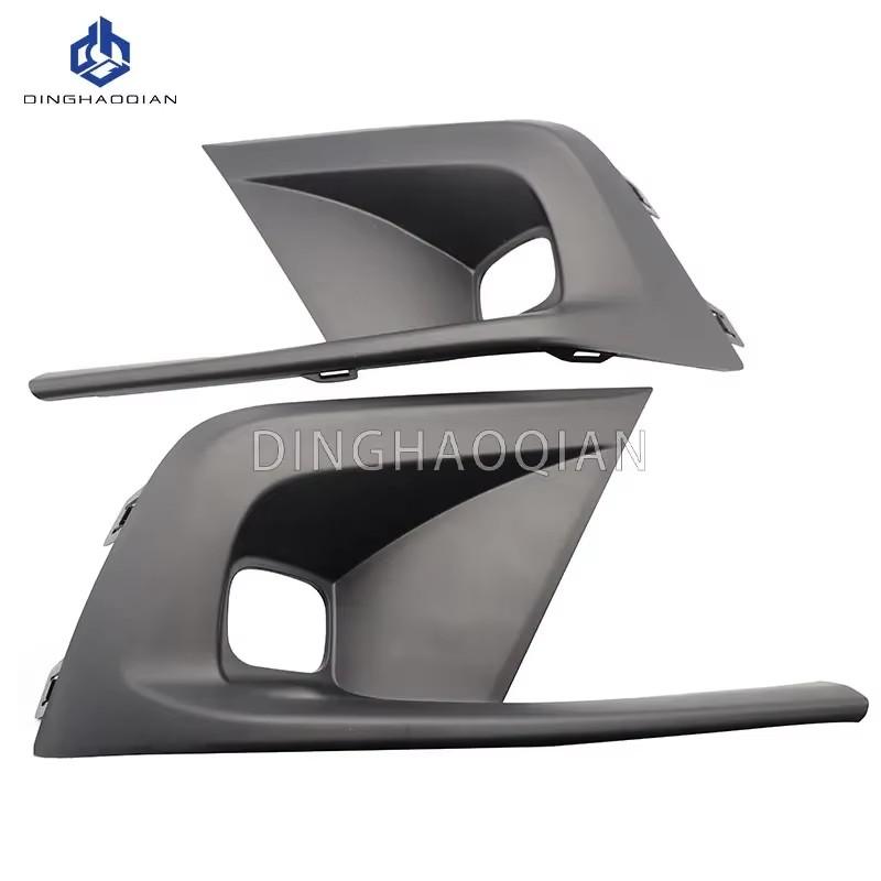 Car Front Fog Light Cover Lower Bumper Black Foglight Hole Grilles Decoration Bezel Fit For Honda Civic 2022 2023