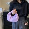 High-texture Small Bag Women 23 Internet Celebrity Fashionable Knotted Hand Korean Style Pleated Cloud