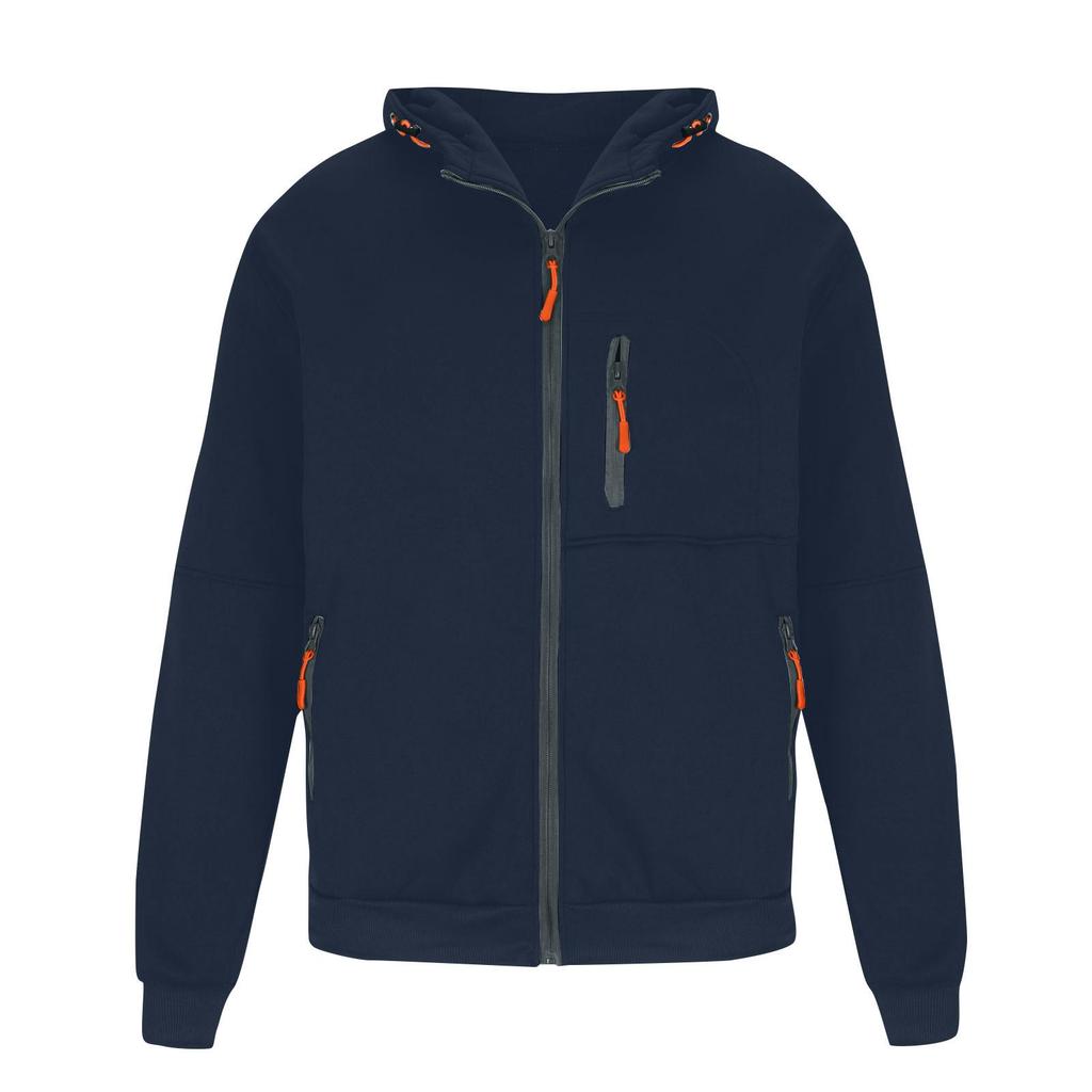 Giacca con cerniera da uomo, giacca cardigan casual retrò a maniche lunghe