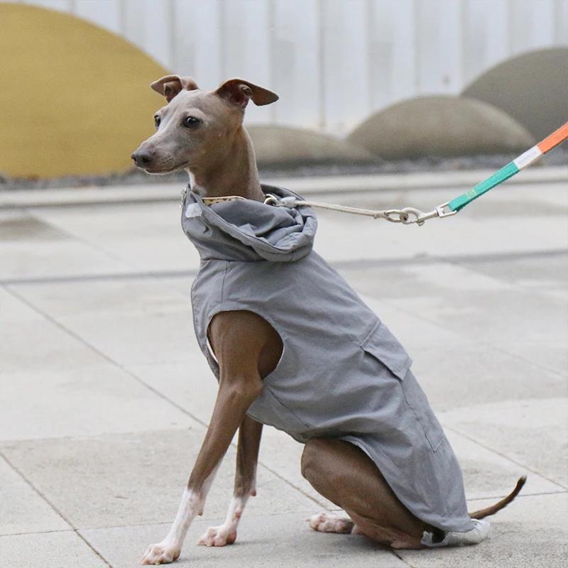 

Waterproof Sunscreen Pet Vest New Spring/Summer Lightweight Outdoor Rainproof Vest Dog Hooded Clothes S