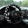 Steering Wheel Cover for Women, Universal for All Seasons, Korean Cute Internet Celebrity Style, Summer Q Car Handlebar Cover, Non-Slip and Absorbent
