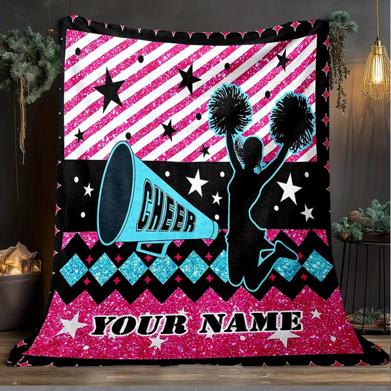 1PC Custom Name Spirit Poster outdooor Flannel blankets Patterns Throw Blanket All-Season Soft Gift for Couch, Bed, Camping gifts