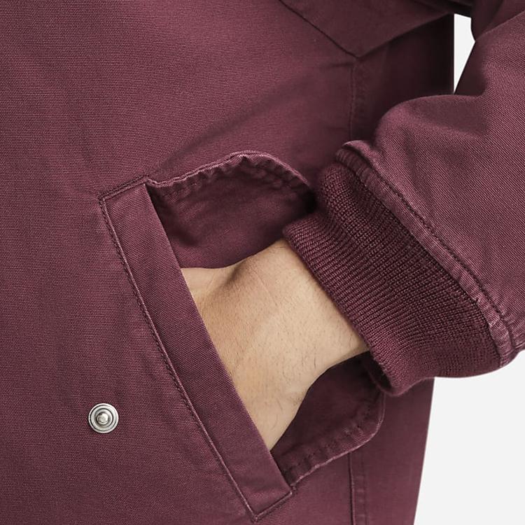 Nike Einfarbige, langärmlige Jacke mit Logo für Herren, Oberbekleidung, Rot, DX0681-681