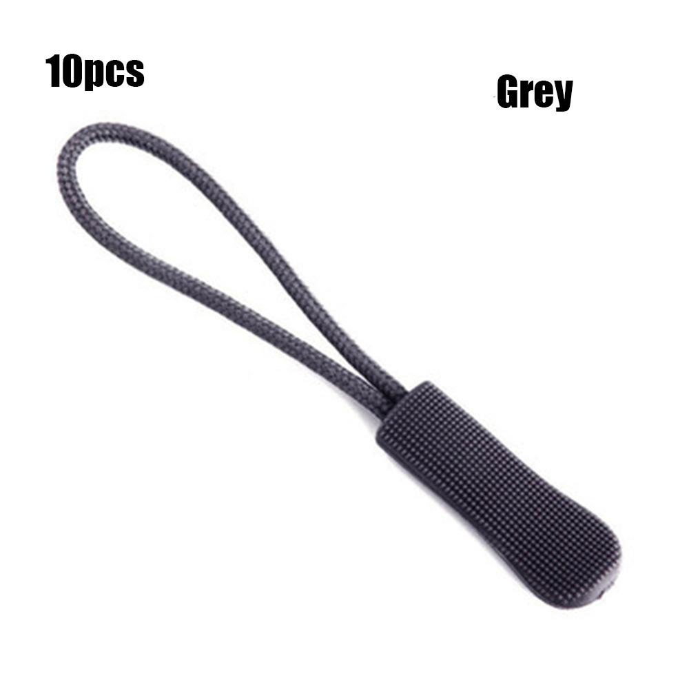 10 PEÇAS/Pacote Mochila Jaqueta Puxador de Zíper de Reposição Corda Puxadores Bolsas Clipe Fivela Puxador de Zíper Mala Roupa de Viagem Ferramentas