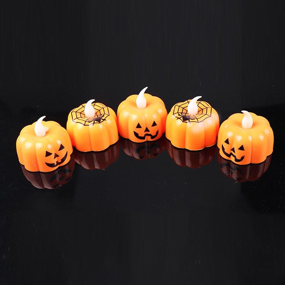 Halloween Kürbis LED Elektronische Kerzen für bezaubernde Feiertags-Partydekoration