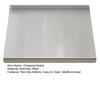 Slip-resistant Chopping Board Stainless Steel Cutting Board with Non-Slip Bottom Cutting Meat Bread Vegetables Fruits Cakes Easy To Clean Kitchen