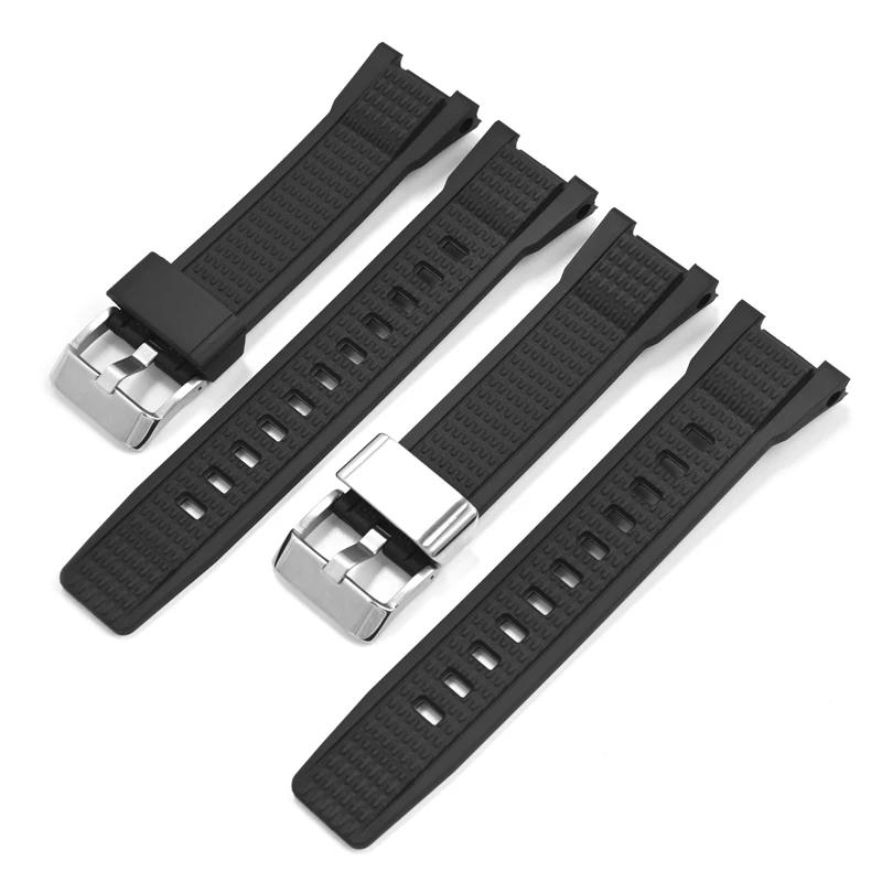 TPU Rubber Strap for Casio G-SHOCK MTG-B3000 Modified Resin Silicone Wrist Band Men Waterproof Mountaineering Watch Accessories