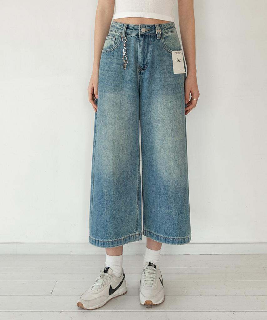 Non And Non Keyring Set Bermuda Denim Pants_Nsdp5188 (Blue)