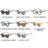 TR90 Frame Sunglasses, Unisex, Square Design, Large Frame, Slimming Effect, Suitable for Driving and Fishing