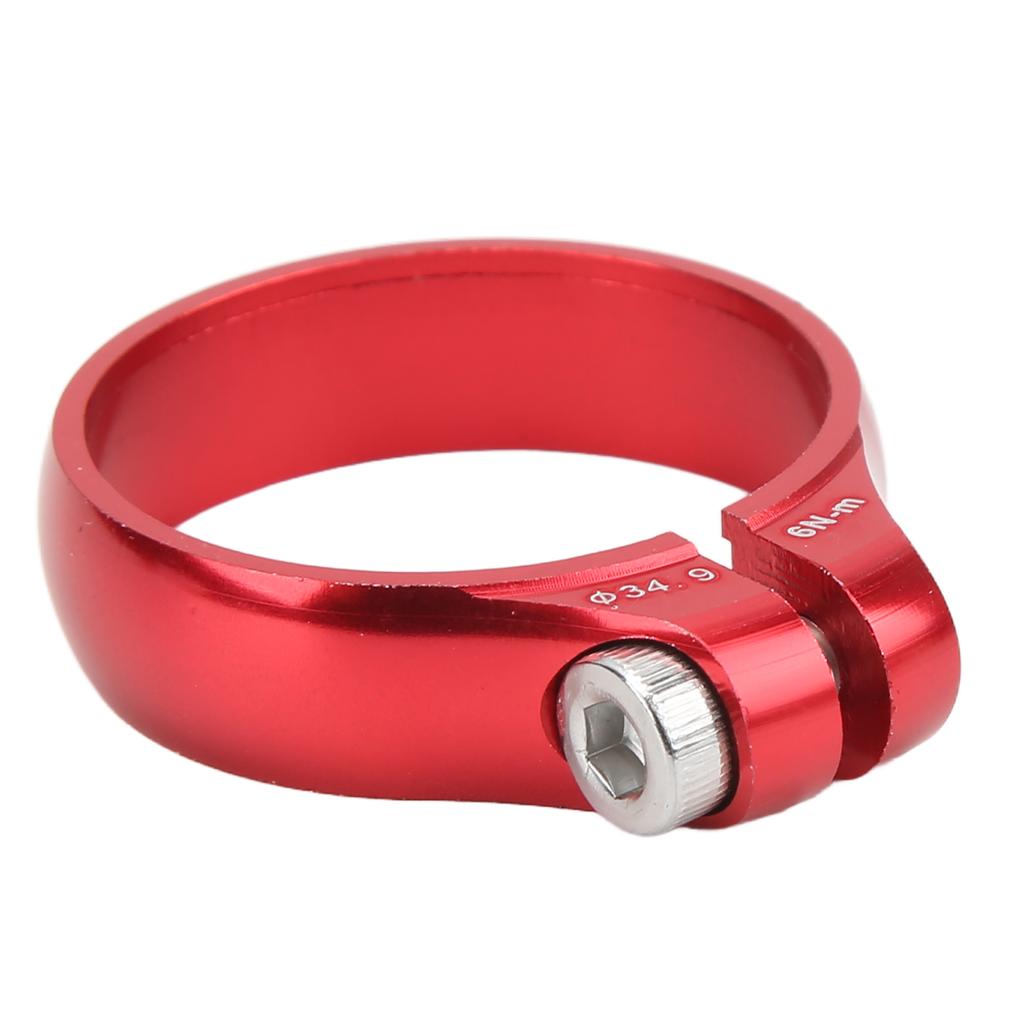 34,9 mm Liga de alumínio Bicicleta Cadeado Selim Grampo Liberação rápida Mountain Bike Selim Clipe Vermelho