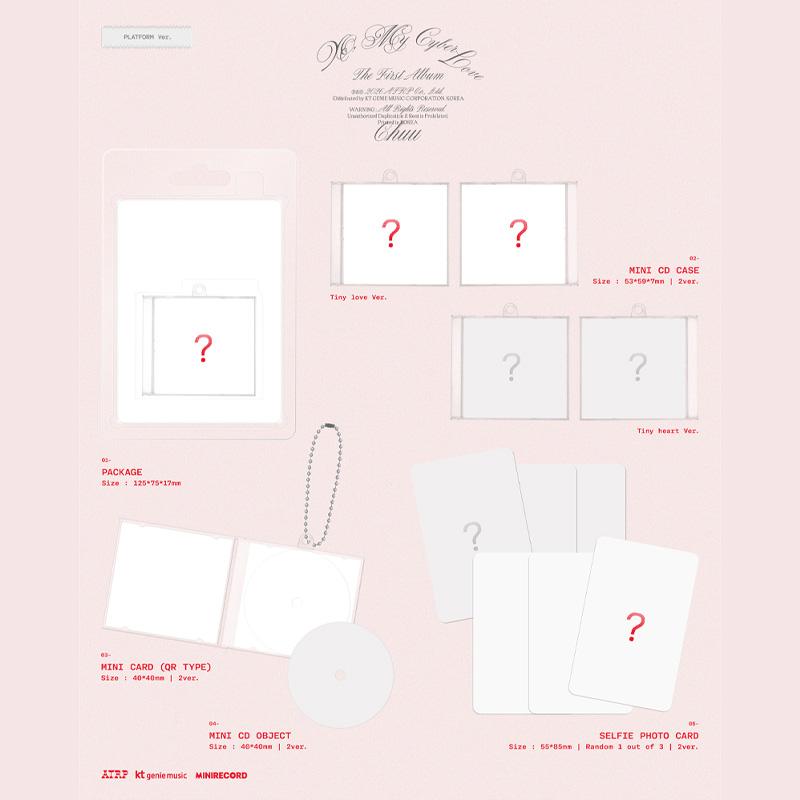 CHUU The First Album [XO, My Cyberlove] Platform Ver. (Tiny Love Ver. / Tiny Heart Ver.)