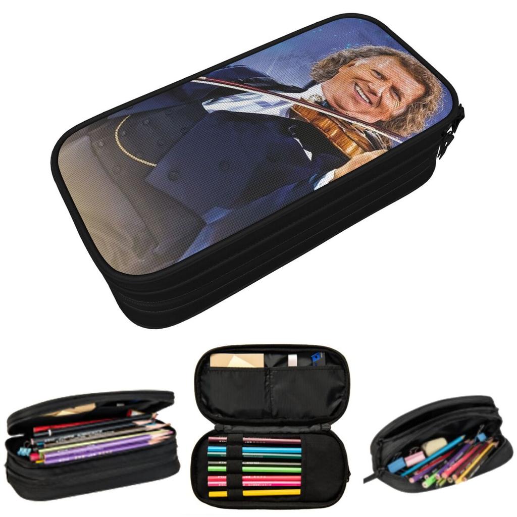 Andre Rieu Best Of Andre Rieu Pencil Case for Students School Pen Box Pencil Bag Stationery Supplies Pen Holder Bag