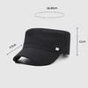 Spring Summer Middle-Aged Men's Net Cap Breathable Flat Cap Outdoor Sunshade Cap