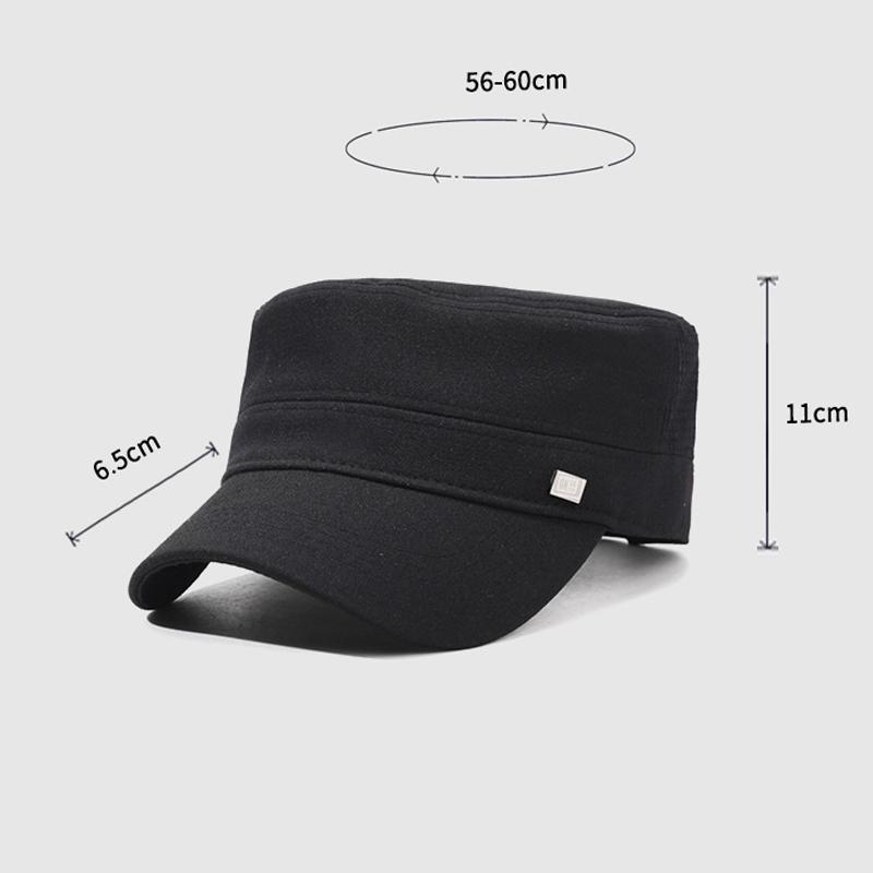 Spring Summer Middle-Aged Men's Net Cap Breathable Flat Cap Outdoor Sunshade Cap