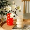 Vintage Glass Vase Chinese Style Hydroponic Flower Vase Caterpillar Shaped Creative Home Decor Living Room Ornaments Handicrafts