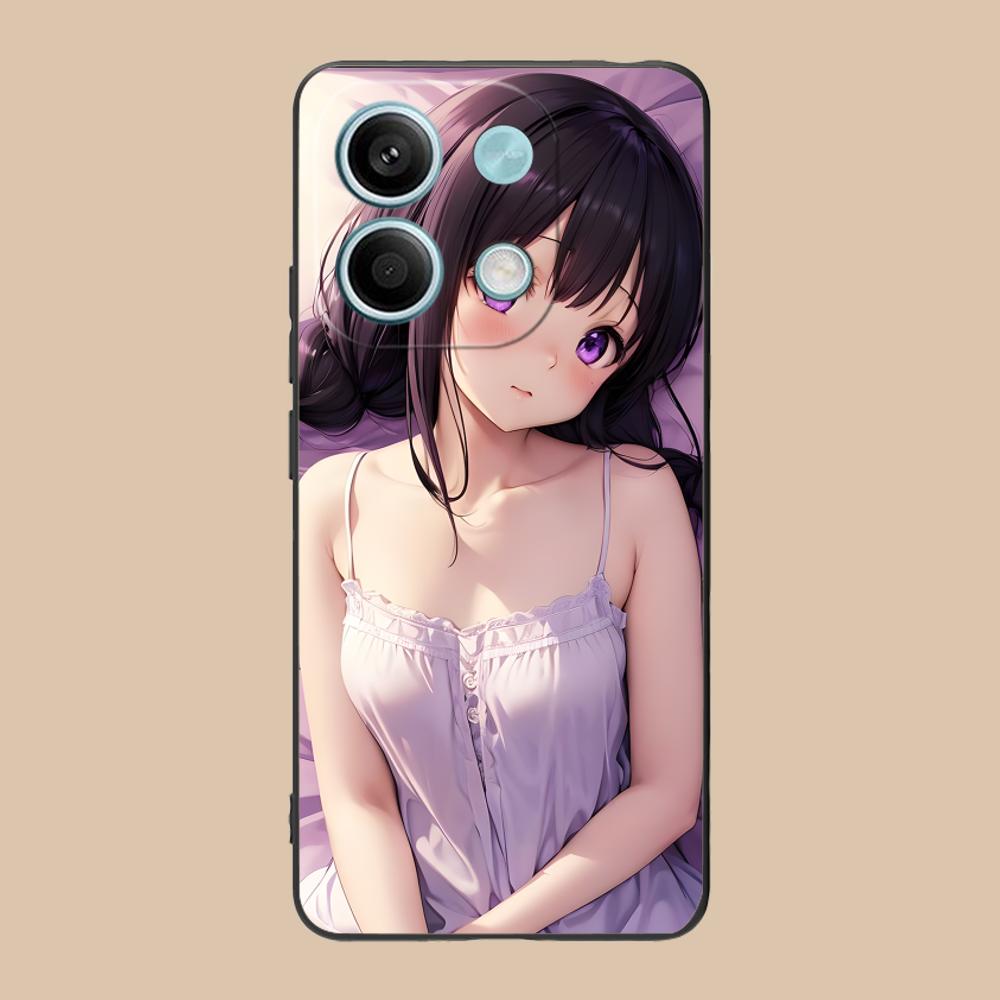 Hyouka Chitanda Matte TPU Mobile Phone Case for POCO F8 F7 F6 F5 F4 F3 F2 Pro GT C75 C71 C65 C61 C40 Pro Ultra Colorful Cover