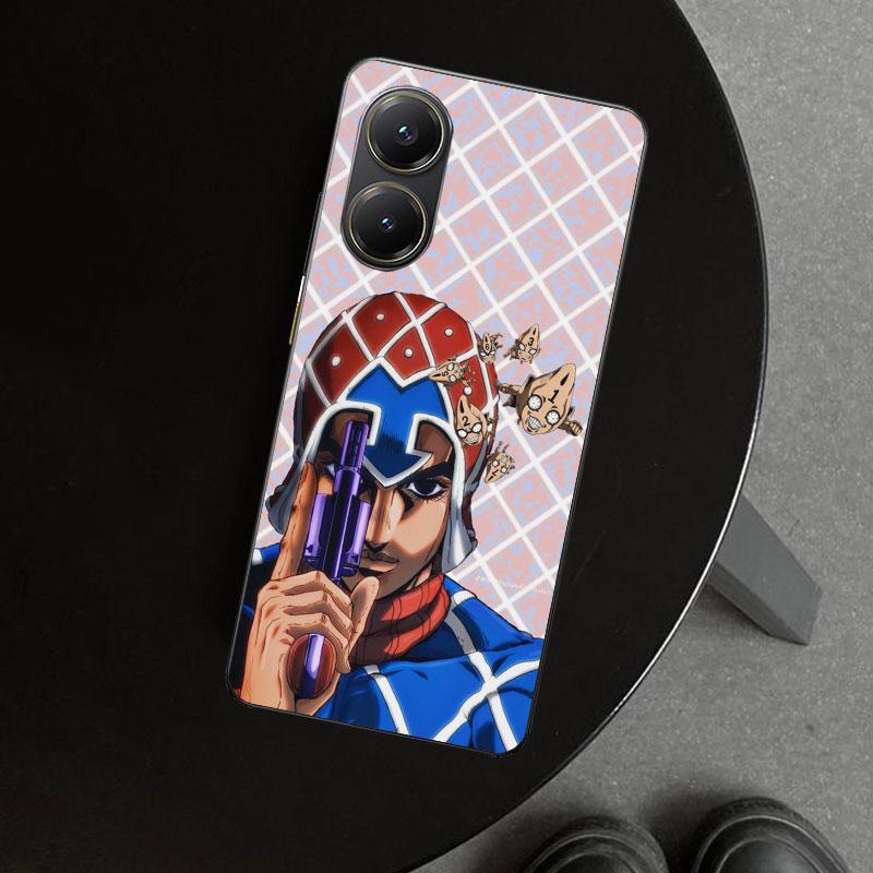 JoJo Adventure Guido Mista Phone Case Cover for Xiaomi Poco X6 X5 X7 Pro F7 Ultra Redmi 15C 15 13C 13 12C 12 10C 10 10A 9C 9A 9T