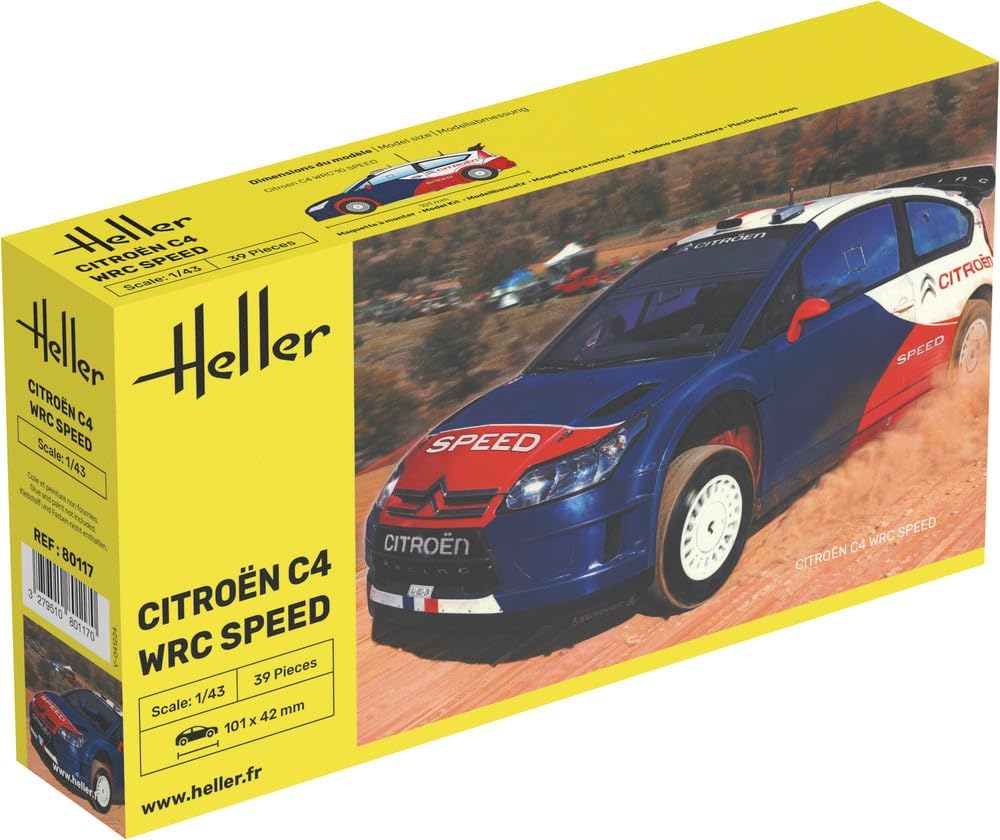 

Platz Heller C4 WRC Plastic Model Kit HE80117 1/43 Citroën (Car)