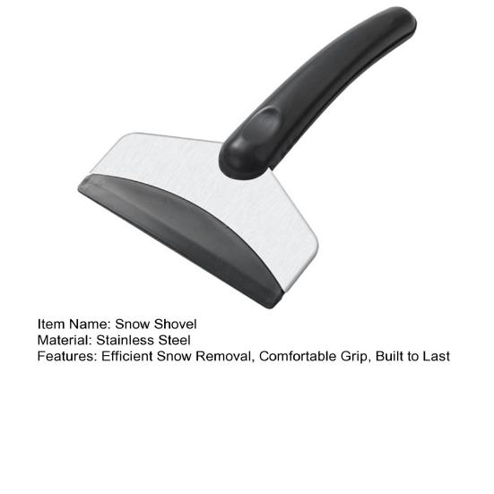 Schneeschaufel für Auto-Windschutzscheibe, Schnee- und Eisschaber, effiziente Schneeentfernung