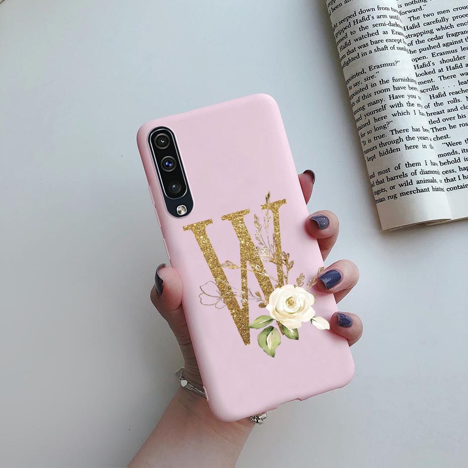 Case For Samsung Galaxy A50 A30 Case Silicone Cute Letters Soft Back Cover For Samsung Galaxy A30S A 30 50 A50S Case 2019 bumper