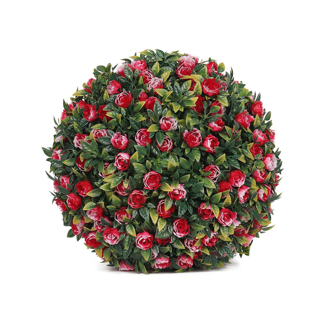 Künstliche Blumenbälle Grasball Grüne Pflanze Kunstrasen Landschaftsgestaltung Baum Schuppendach Hausgarten Hochzeit Deckenhänge-Dekoration