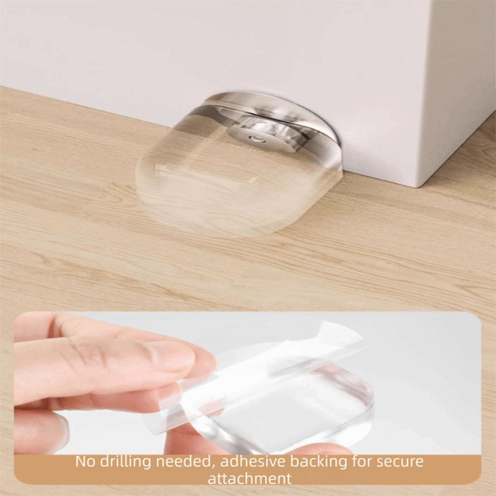 Heavy-Duty Magnetic Door Stop Strong Magnetic Magnetic Floor Door Stopper  Glass Door