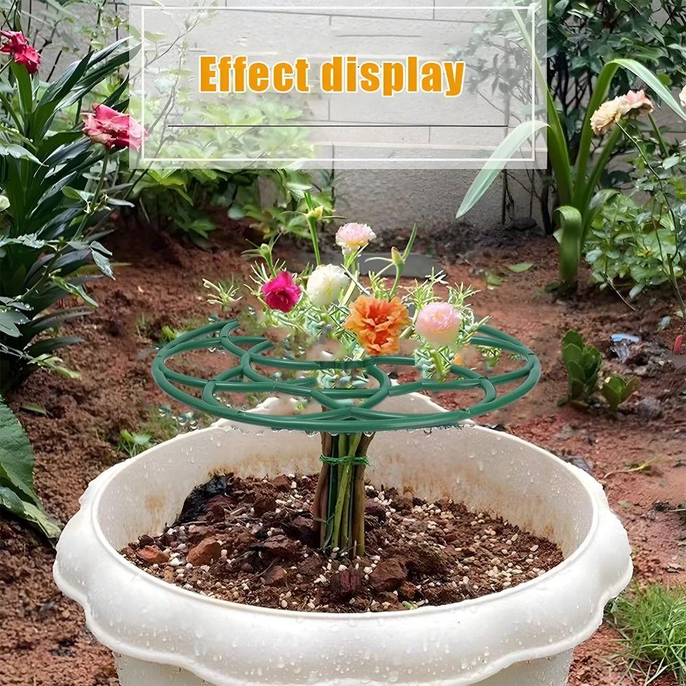 Durable S/M/L Bonsai Climbing Frame Plastic Stackable Plant Cage Support Stand Multi-layer Climbing Vine Rack Gardening Supplies