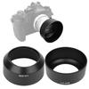 LH-40B Quality Portable Plastic Camera Lens Hood Shade for Olympus M.ZUIKO 45mm F1.8(black)