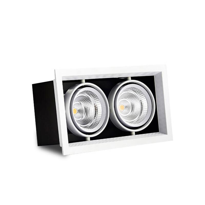 Oeny 75W Triple Head LED Recessed Spotlight, 6000K