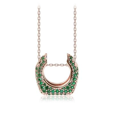 [Luvre Paris] Bohemian Emerald Necklace Na0641