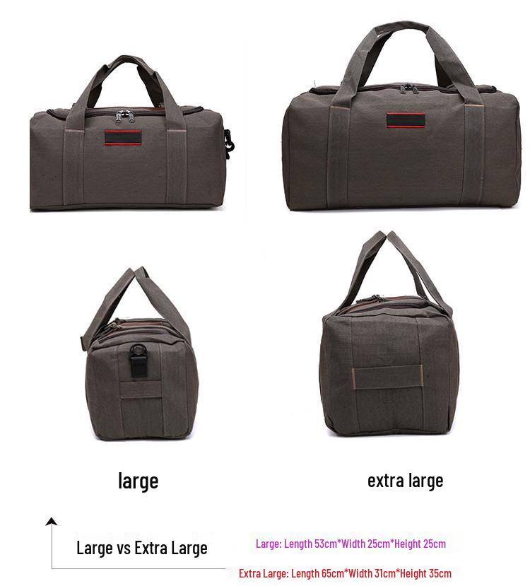 Retro Canvas Large Capacity Travel Handbag for Men and Women - Ideal for Business or Short Trips