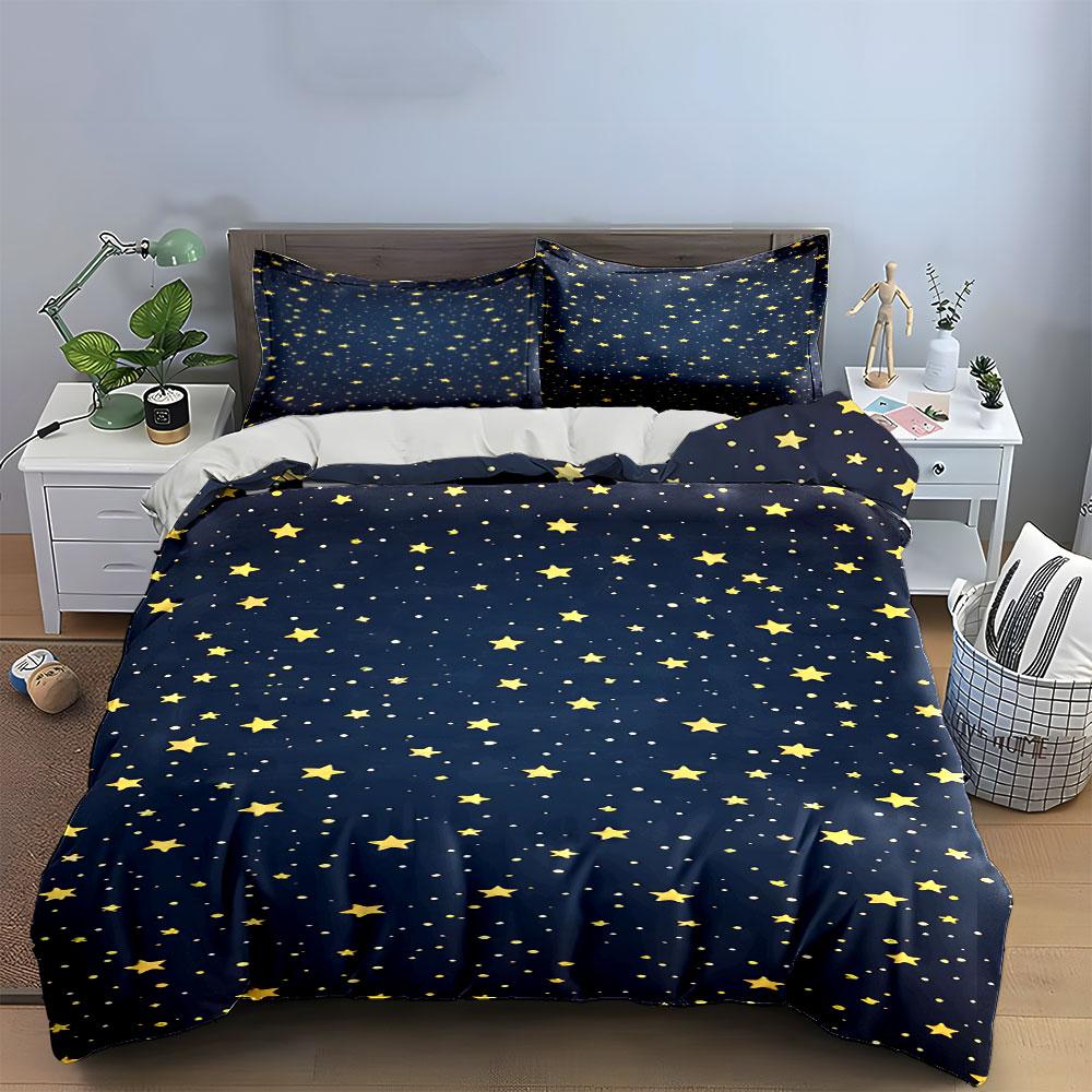 "Radiant cosmic starburst dreams" Bedding sets Duvet covers Pillowcases(1* Duvet Cover 2* Pillowcases without duvet insert)