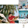 Fisch Party Banner zur Veranstaltungsdekoration Papier Zugflaggen für Feiern